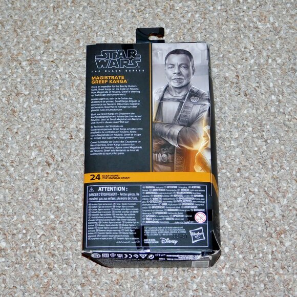 Star Wars: The Mandalorian 6" Black Series Magistrate Greef Karga Figure MIB New - Picture 2 of 10